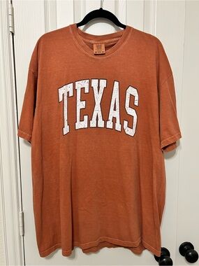 Comfort Colors University of Texas short sleeved tee size 2XL gameday vintage